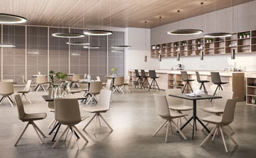 AIRA - Upholstered trestle-based chair by Ares Line - view 3